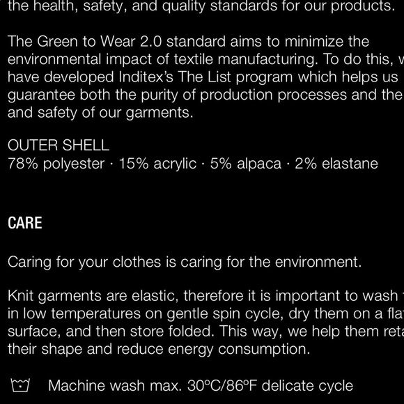 ZARA LONG KNIT POCKET CARDIGAN - Picture 8 of 8